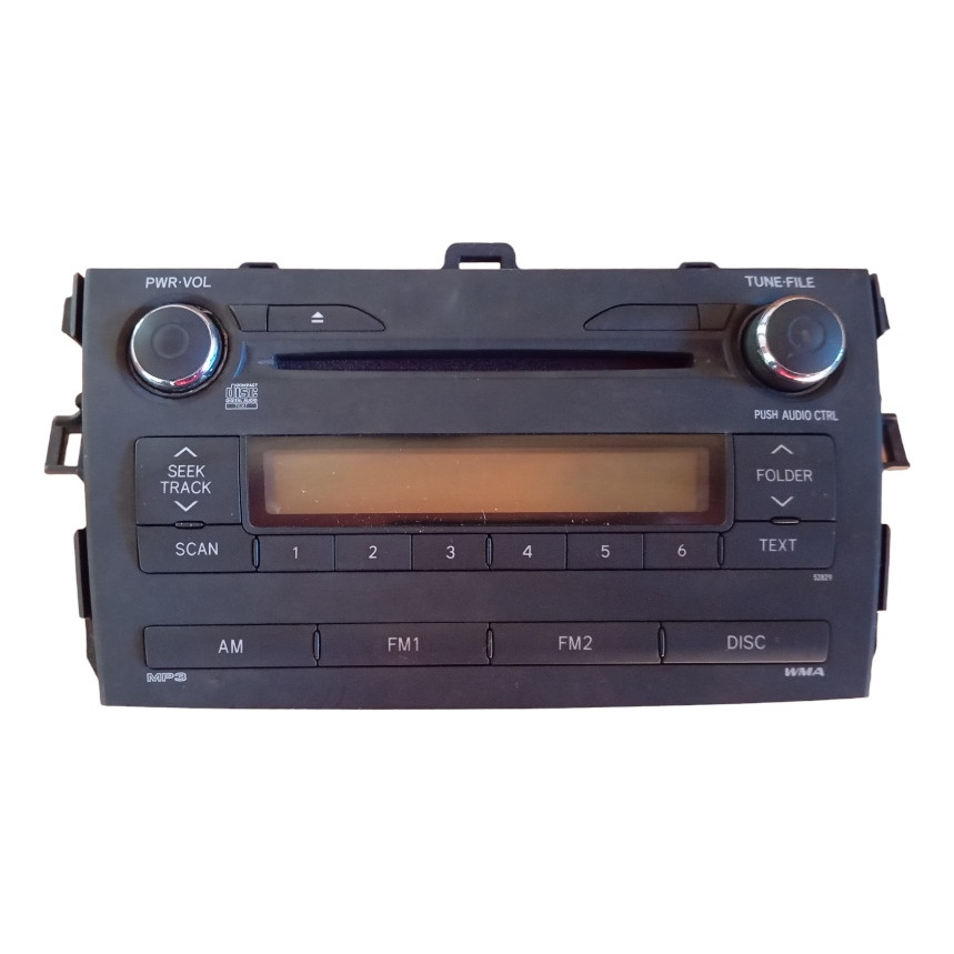 Rádio Automotivo Som Cd Toyota Corolla 2010 A 14 8612002840a
