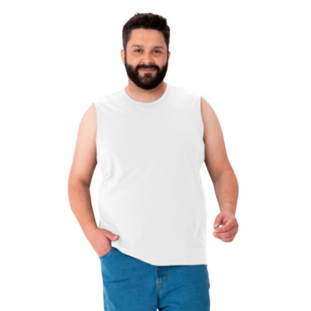 Camiseta regata cavada plus size masculina Malwee REF:1000087846