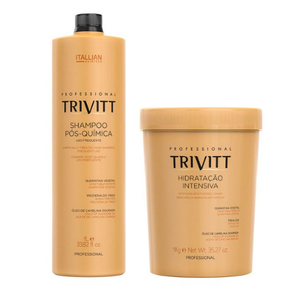 Itallian Trivitt Shampoo 1l+ Mascara 1kg  Pós Química em Oferta na Shopee