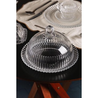 Queijeira de Cristal com Tampa Imperatriz 20cm - Wolff