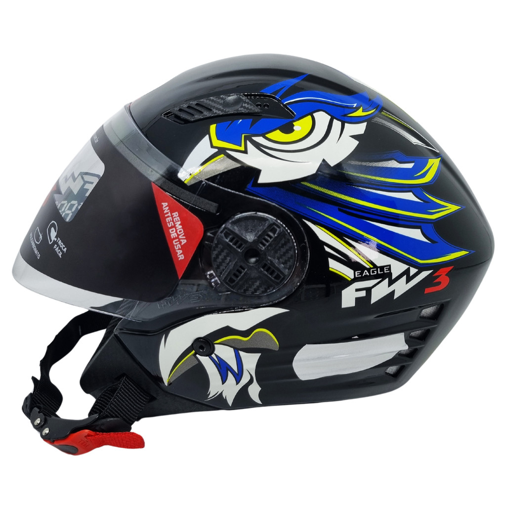 X OPEN EAGLE AZUL COM AMARELO - Spare Parts and Accessories for Vehicles