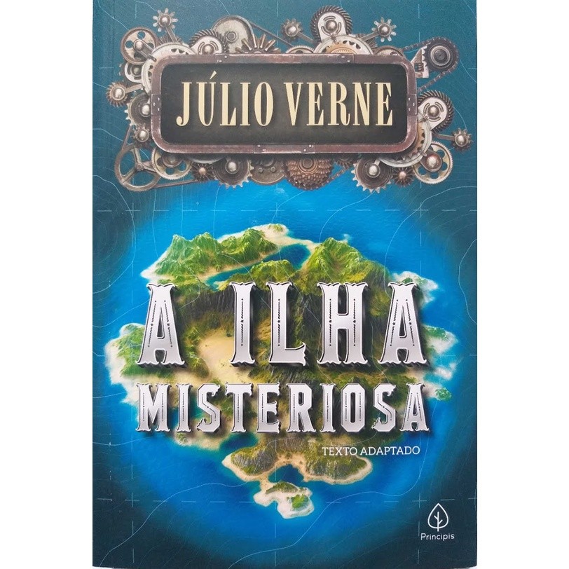 Livro A Ilha Misteriosa Júlio Verne Texto Adaptado