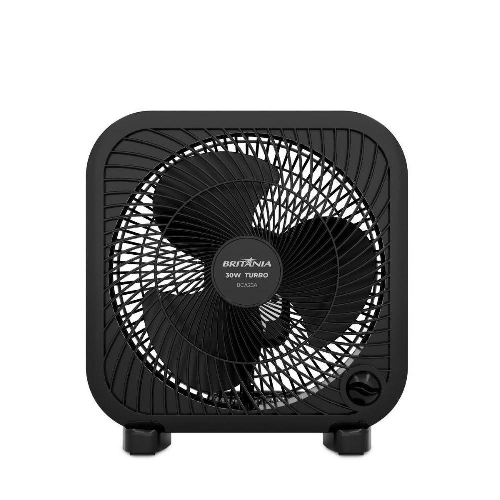 Ventilador de Mesa Britania 30W BCA25A 3 Velocidades Preto em Oferta na Shopee