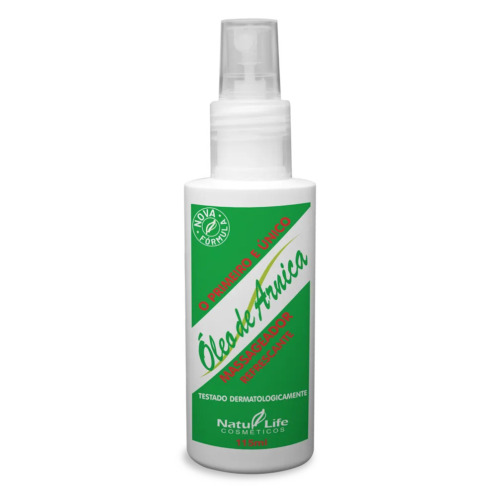 Óleo de Arnica Natulife Massageador 115ml - Alívio de Dores