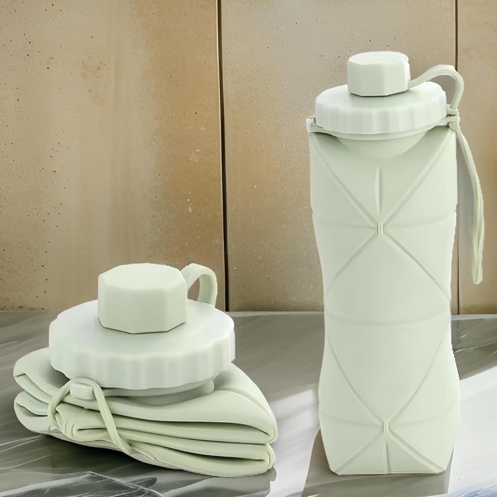 Garrafas Dobráveis De Água Silicone Portáteis Reutilizáveis BPA Free Ginásio De Viagem De Grande Capacidade Para Criança em Oferta na Shopee