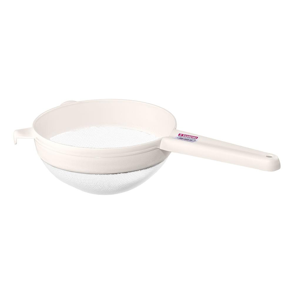Peneira Plástica Branca 18,5cm Casar Sanremo em Oferta na Shopee
