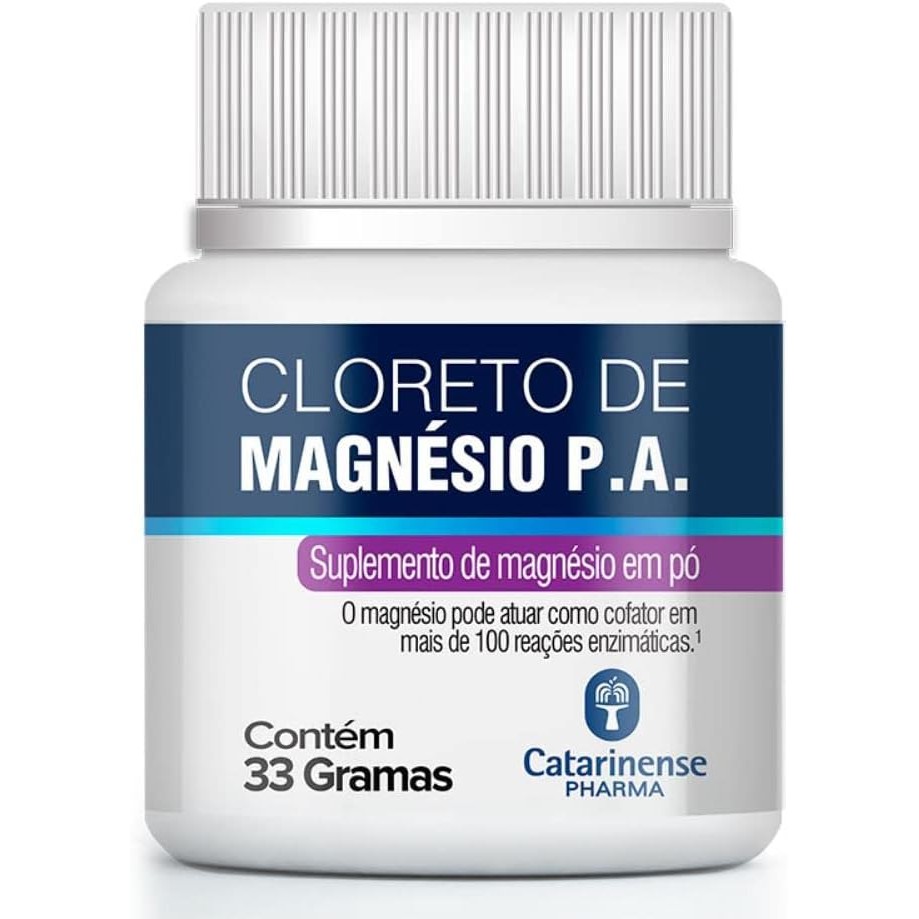 Cloreto de Magnésio PA em pó Catarinense 33g