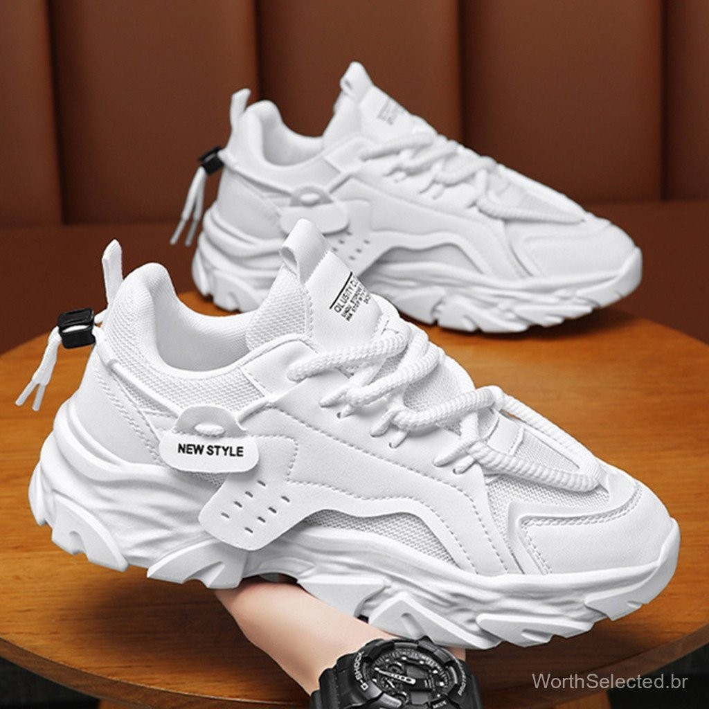 Detalhes do Sapatos Casuais Masculinos Tênis De Corrida Respiráveis Versão Coreana Para Estudantes Calçados Esportivos Tamanho 39-44