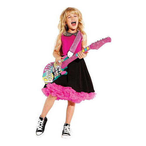Guitarra Infantil Fabulosa Barbie Função Mp3 8006-9 - Fun