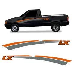 Faixas Fiorino Lx 1994 Adesivo Laranja Lateral Decorativo
