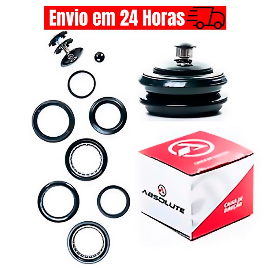 Movimento Caixa Direção Mega Over 1.1/8 Absolute B411 44/44 Bicicleta em Oferta na Shopee