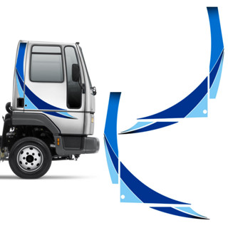Faixa Caminhão Ford Cargo 2001 814 815 Adesivo Lateral Azul em Oferta na Shopee