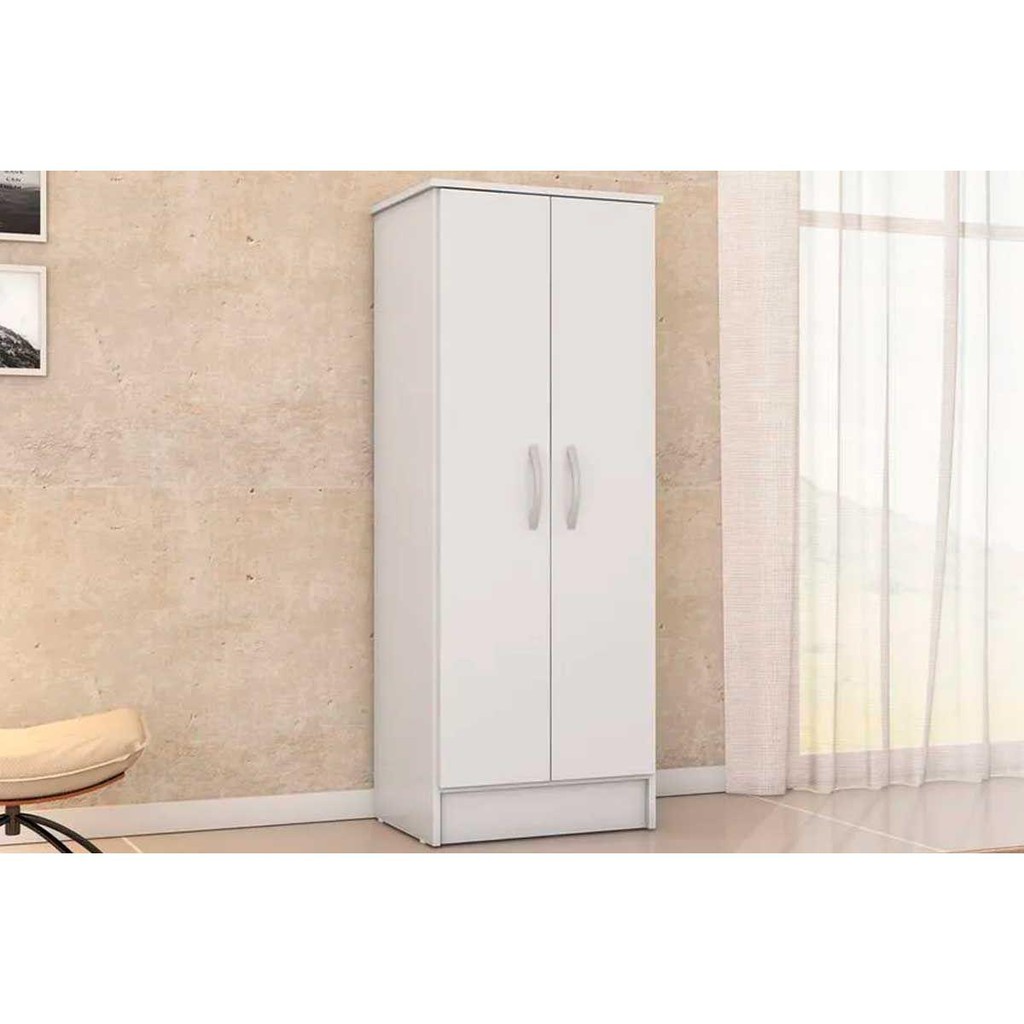Armário Multiuso Lavanderia Viena c/ 2 Portas Branco - Demóbile - Home & Living
