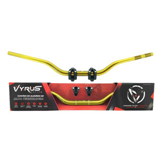 Guidão Fat Bar Alto Com Adaptador | Vyrus em Oferta na Shopee