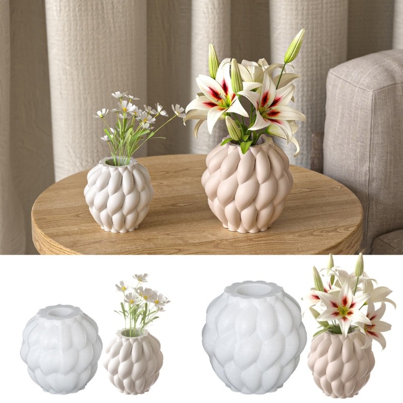 Moldes Modernos Para Artesanato Vasos Silicone blg , Multiuso Giratórios Formato Gota em Oferta na Shopee