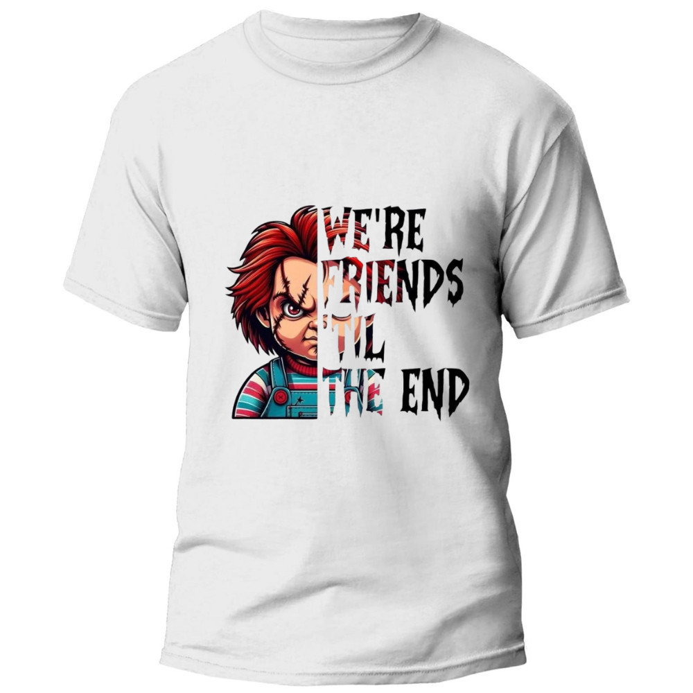 Camiseta Basica Camisa Boneco Chucky Childs Play Terror Filme Vintage 90s Unissex Lançamento