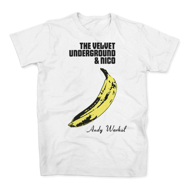 [Camiseta Premium em Algodão Puro]GXG Camiseta Algodao The Velvet Underground E Nico Andy Warhol Pop Arte Banda de Rock em Oferta na Shopee