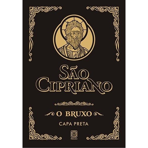 Livro Sao Cipriano O Bruxo (capa Preta)