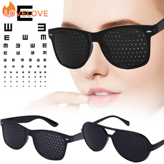 Óculos Pinhole Leves Anti-Fadiga Ocular-Elegantes Para Melhoria Da Visão Com Foco Em Luz Preta-Lente Porosa Criativa Cor em Oferta na Shopee