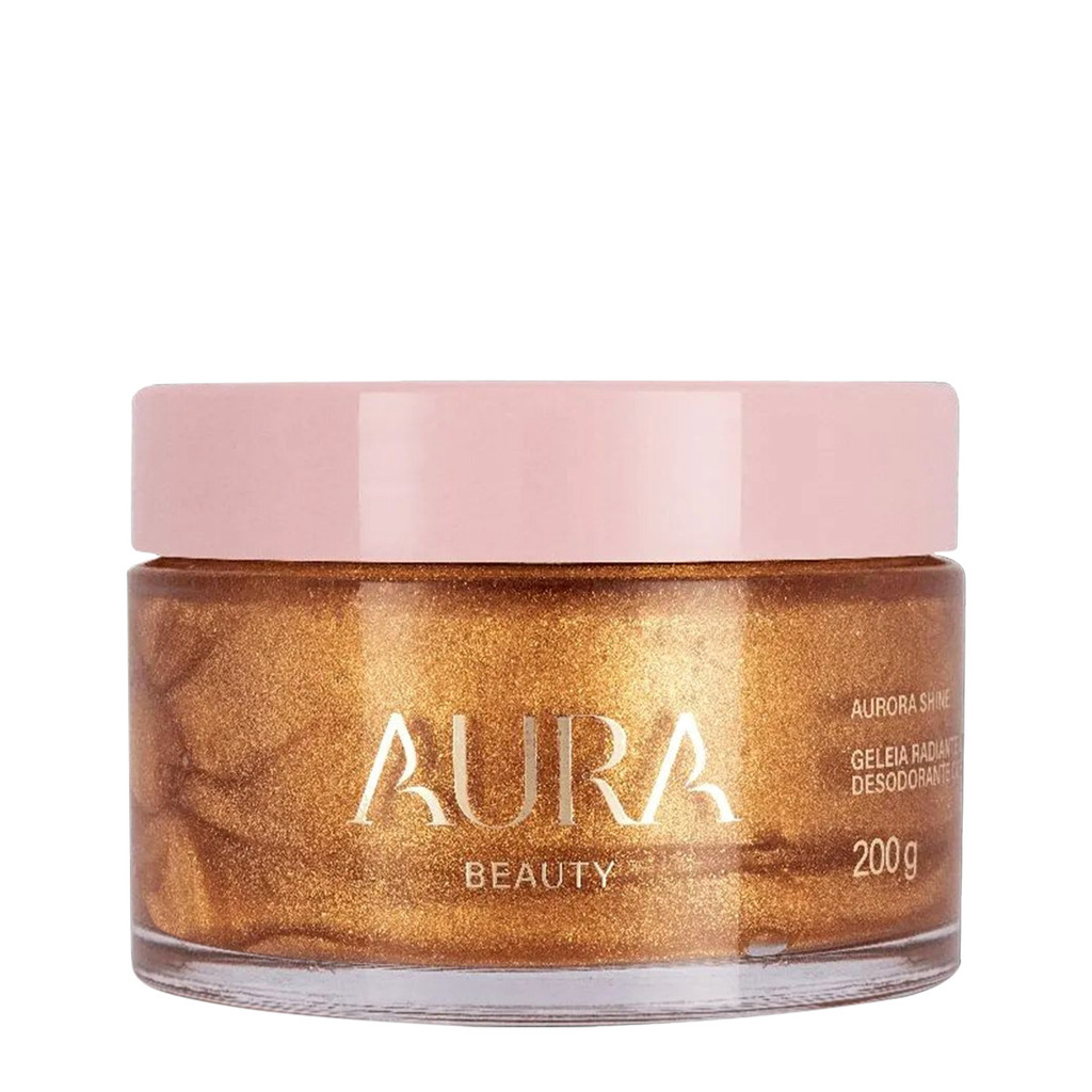 Aura Beauty Aurora Shine - Geleia Iluminadora Corporal 200g em Oferta na Shopee