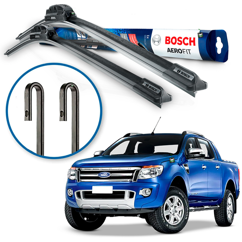Par Palheta Limpador Parabrisa Bosch Ranger 2012 2013 2014 2015 2016 Braço Gancho

 em Oferta na Shopee