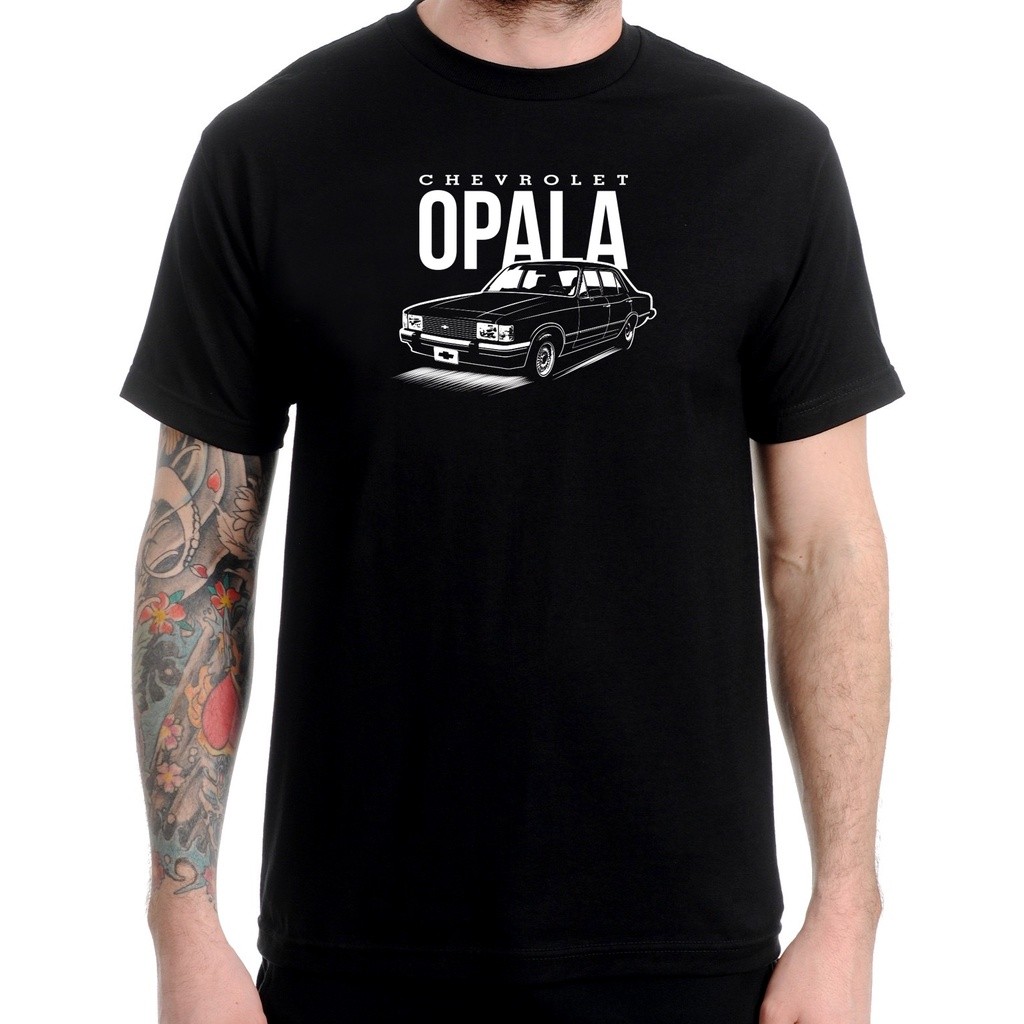 T-shirt Camiseta Masculina Opala Anos 80 Gm Camisa Carros Antigos Premium