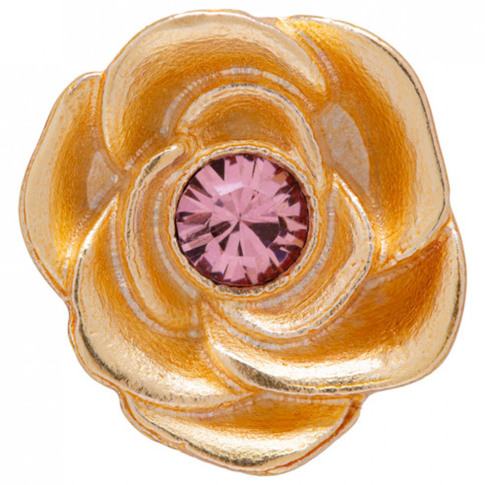 Pin Havaianas Flor Swarovski