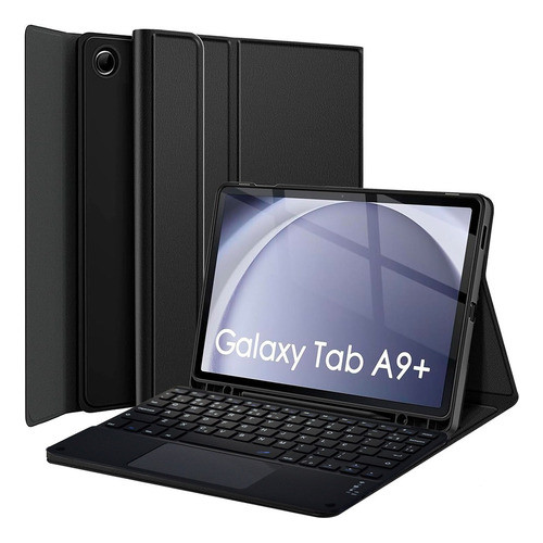 Capa Imã + Teclado Abnt2 Touch Para Galaxy Tab A9+ Tela 11.0