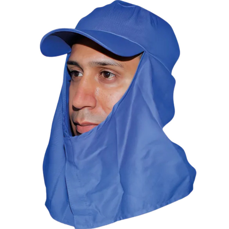 Touca Árabe Soldador com Aba Brim c/ Elástico e Velcro Brascamp CA 49731