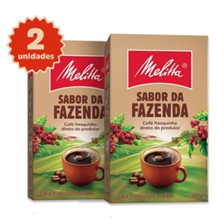 Kit Café Melitta Sabor da Fazenda - 2 Unidades 500g em Oferta na Shopee