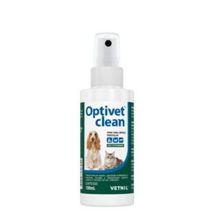 Solução Limpeza Face Optivet Clean 100ml Para Cães e Gatos em Oferta na Shopee
