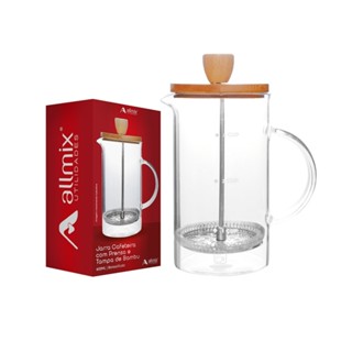 Jarra 600ml Borossilicato Cafeteira Com Tampa Vidro Resistente
