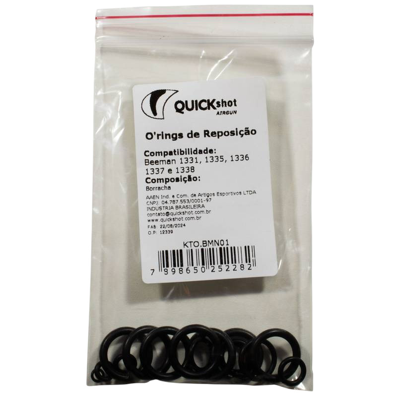 Kit 18 O'ring Reposição Pcp Beeman Raider 1331 1335 1336 1337 1338