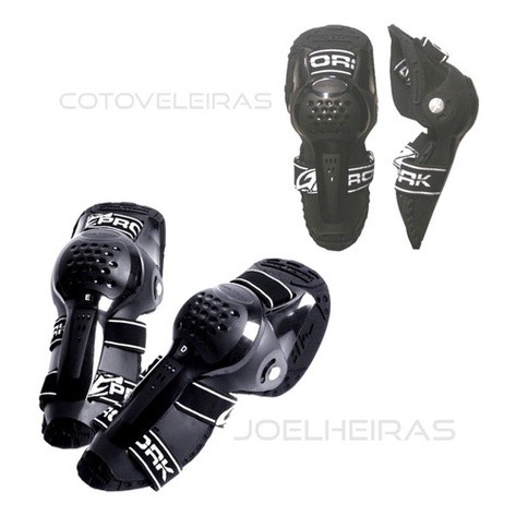 Kit Proteção Joelheira Cotoveleira Articulada Adulto Masculino Feminino Esporte Motocross Trilha