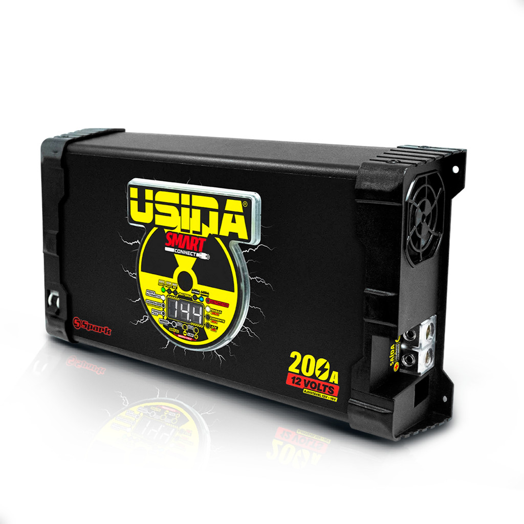 Fonte Usina Smart Connect 200A Amperes - 12V Bivolt - LANÇAMENTO - 110/220V em Oferta na Shopee