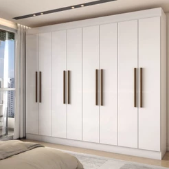 Guarda-Roupa Casal Diplomata 8 Portas 4 Gavetas 100% Mdf