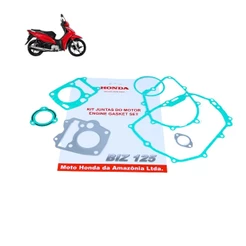 Jogo Kit Juntas Motor Biz 125 2011 A 2024 Original Honda