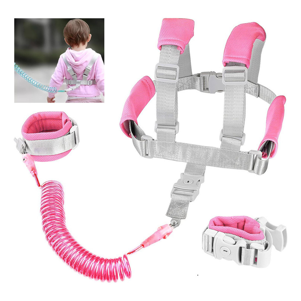 Pulseira Infantil Anti-perda Com Cinto De Mochila 2.5m