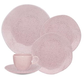 Jogo de Jantar Ryo Pink Sand 20 Peças Oxford