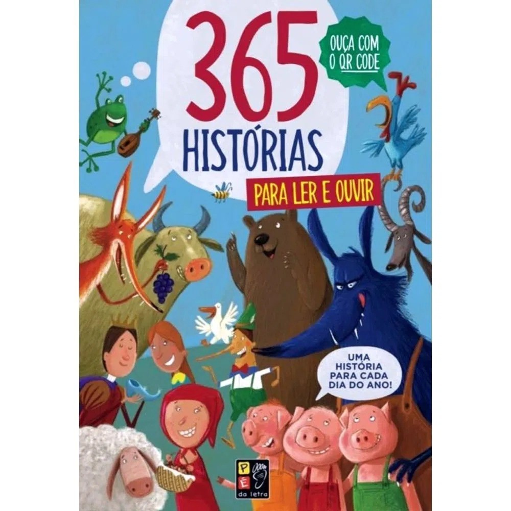 Combo 365 Historias ler e ouvir com QR + 365 Histórias para dormir em Oferta na Shopee