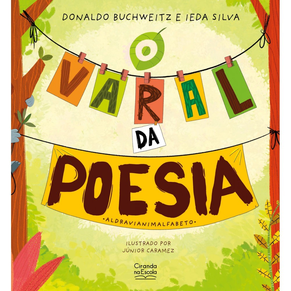 Livro Literatura infantil O varal da poesia em Oferta na Shopee