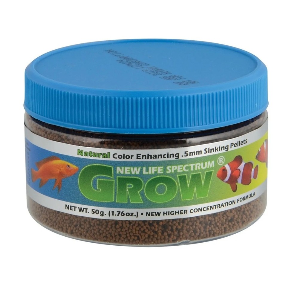 Ração New Life Spectrum Grow 60g Small Pellets 05-0,75mm