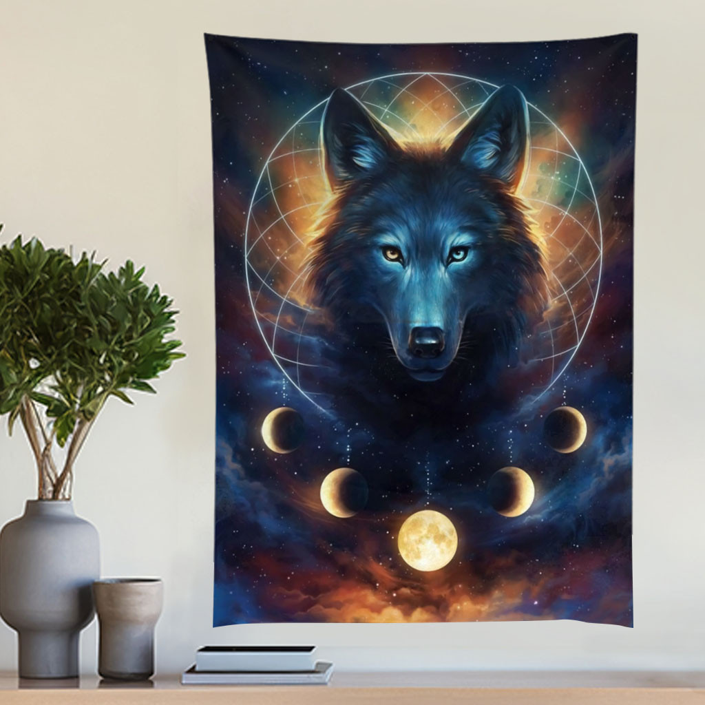 Panô Lobo Cósmico - Animal de poder xamânico - ayahuasca - rapé - cachimbo sagrado Xamanismo