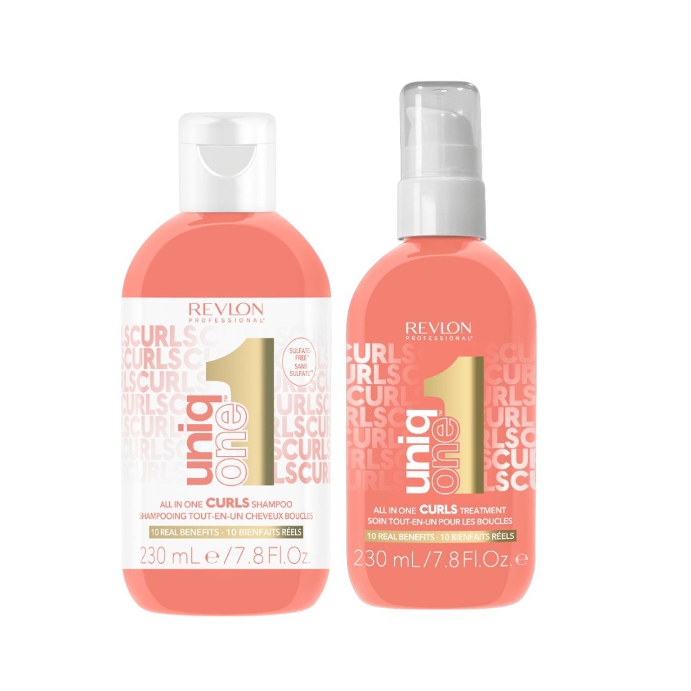 Kit Revlon Uniq One All In One Curls Sh e Leave-in 230ml