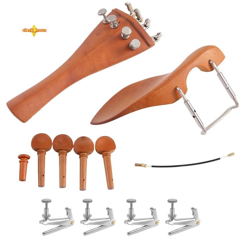 Um Conjunto De Acessórios De Peças De Violino De Madeira Jujuba Natural 4/4 De Ajuste Fino , Descanso De Queixo , Cordas em Oferta na Shopee
