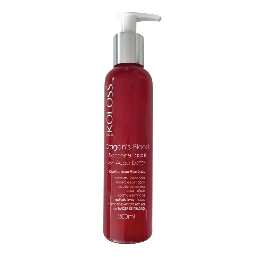 Sabonete Líquido Facial Ação Detox Dragon's Blood 200 ml Koloss