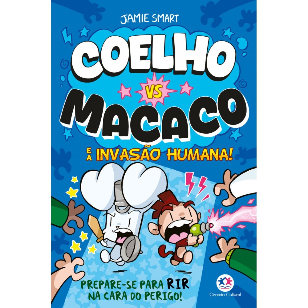 Livro Ciranda Jovem Coelho vs Macaco e a invasão humana!  (livro 2