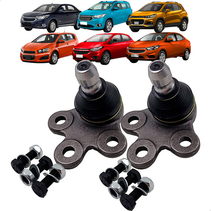 Par Pivô Suspensão Inferior Chevrolet Cobalt Onix Joy Prisma Sonic Spin Tracker 2011 A 2023
