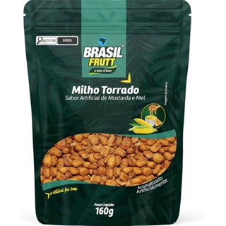 Milho Torrado Mostarda E Mel Brasil Frutt 160g em Oferta na Shopee