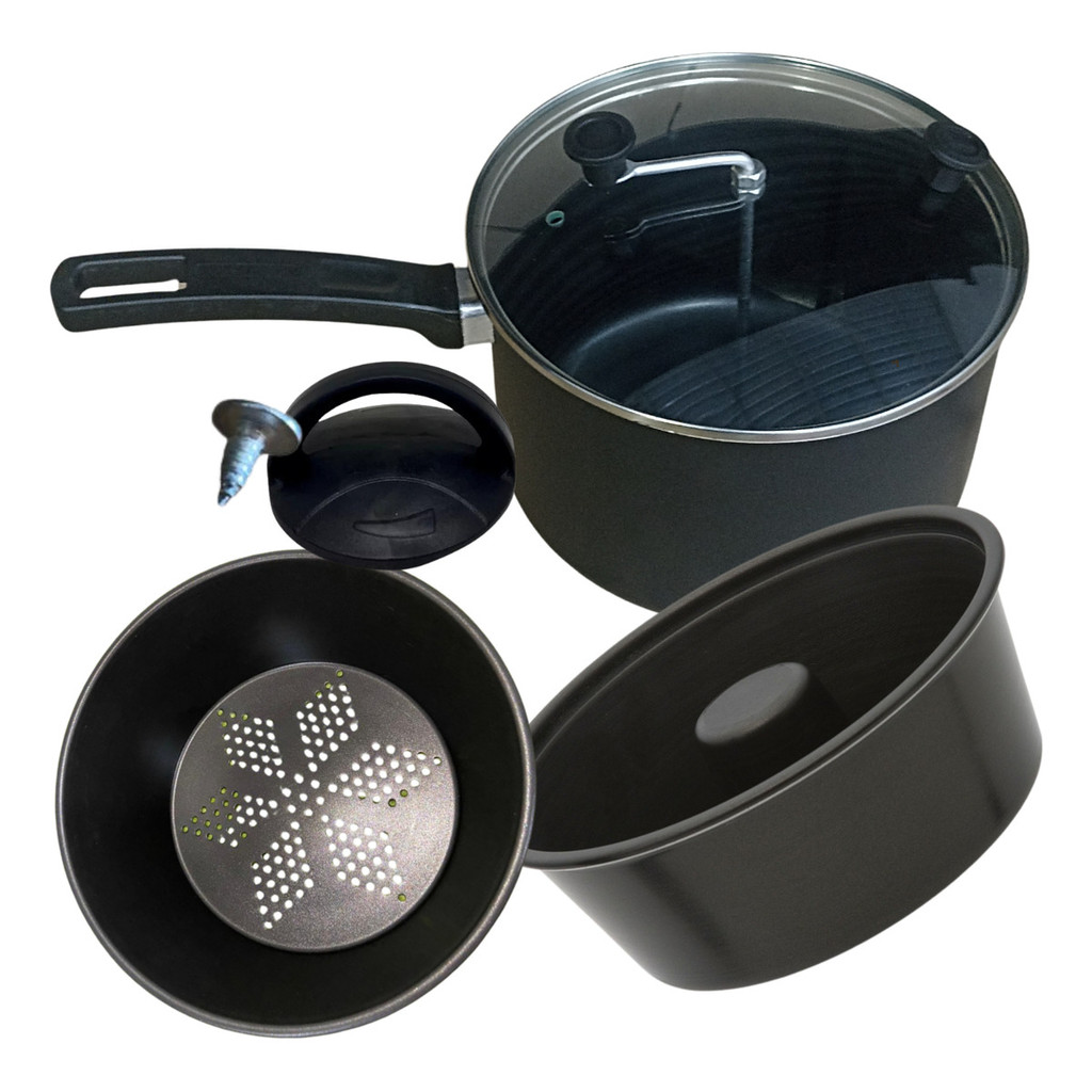 Pipoqueira Vidro Multiuso Vapor 7 Em 1 Panela Antiaderente em Oferta na Shopee